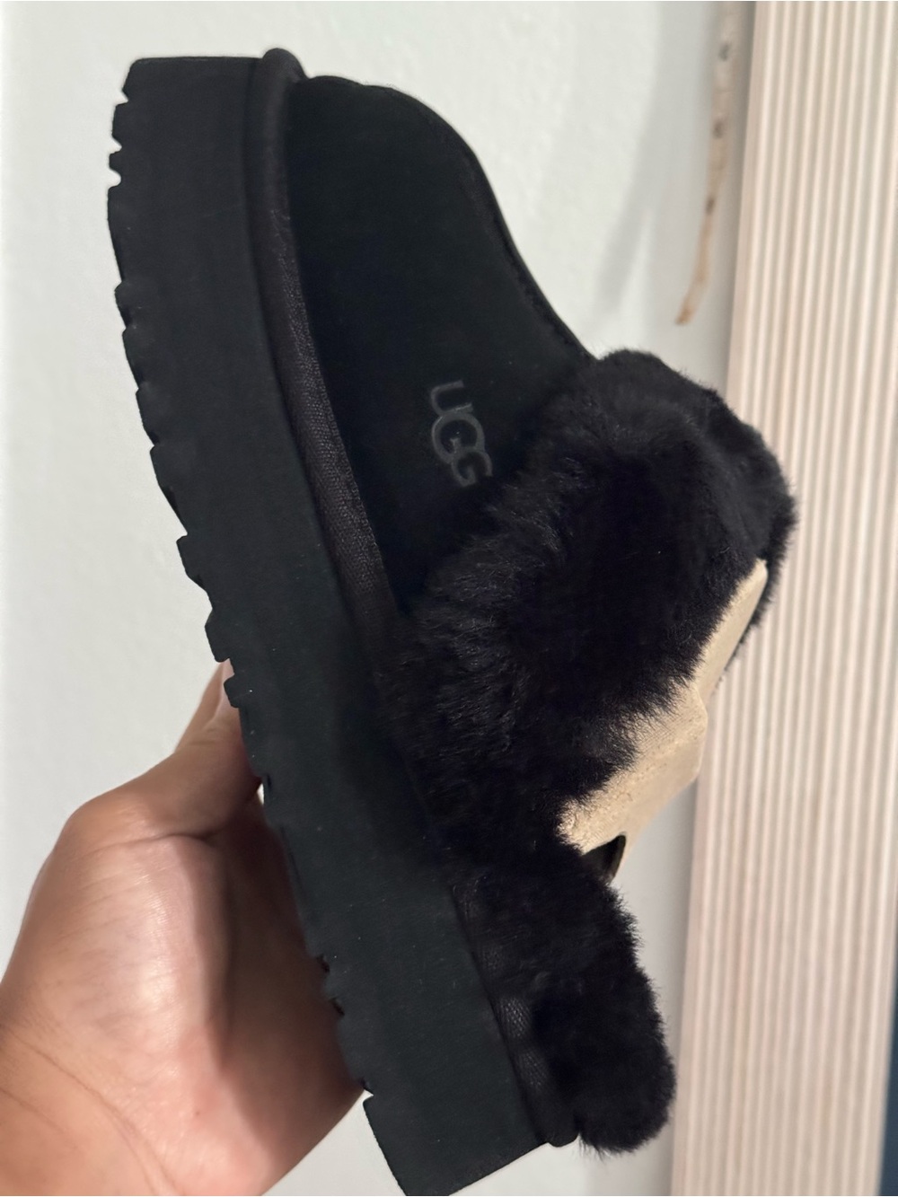 UGG Disquette Shearling Slippers